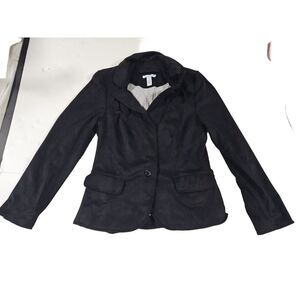 Astars Womens Black Blazer Size Extra Small